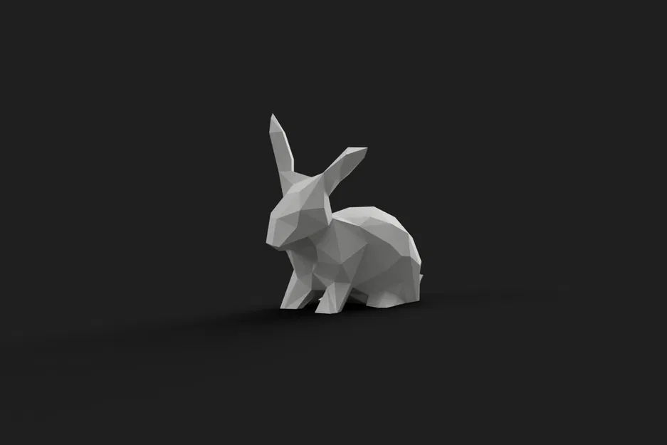 Chú Thỏ Low Poly (Chủ đề Phục sinh) - Image 2