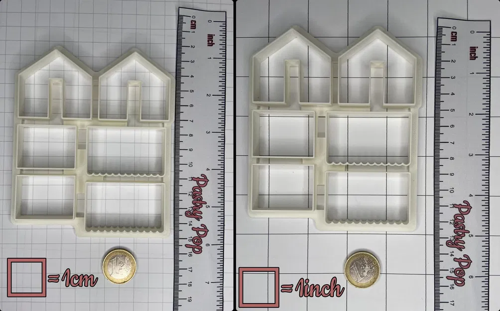 Khuôn Cắt Bánh Quy Hình Ngôi Nhà Bánh Gừng Mini Trang Trí Miệng Cốc - Image 5