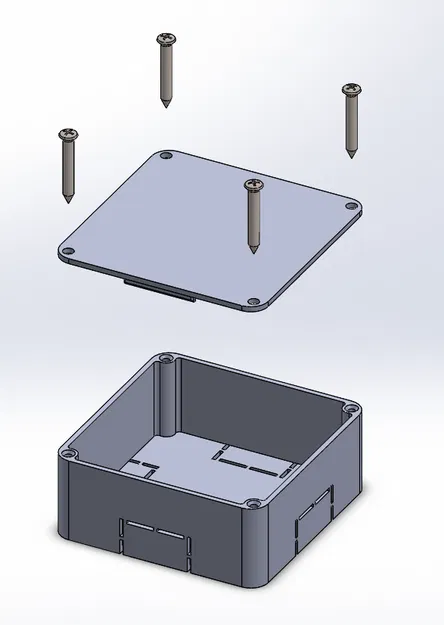 Hộp đấu nối điện 60x60x25mm dùng cho nẹp điện 20x10mm - Image 1