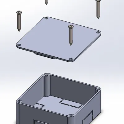 Hộp đấu nối điện 60x60x25mm dùng cho nẹp điện 20x10mm