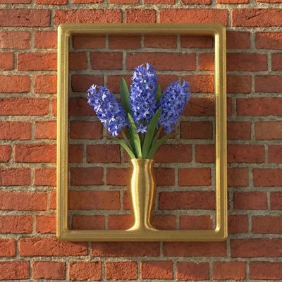 The Framed Flora: Bình Hoa Treo Tường Phong Cách Pop-Art (Đơn & Ba)