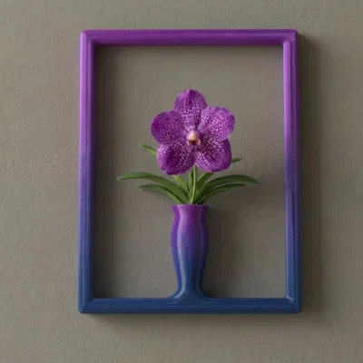 The Framed Flora: Bình Hoa Treo Tường Phong Cách Pop-Art (Đơn & Ba)