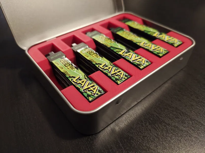 Hộp đựng pin Lipo InrushRC cho pin 1S 280mAh 320mAh - Image 4