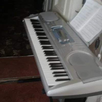 Mô hình 3D đàn Organ Casio WK-3000 chi tiết và sắc nét