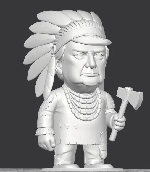 Mô hình 3D Chief Tomahawk: Nhân vật trang trí phong cách ấn tượng - Image 1