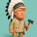 Mô hình 3D Chief Tomahawk: Nhân vật trang trí phong cách ấn tượng - Thumbnail 2