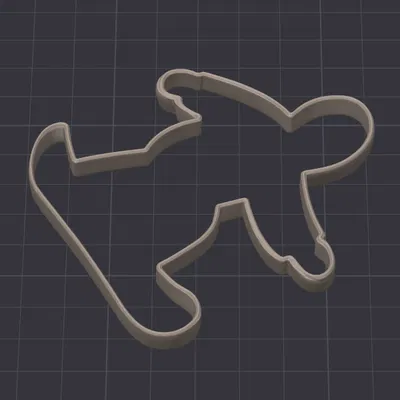 Khuôn cắt bánh hình vận động viên trượt tuyết (Snowboard cookie cutter)