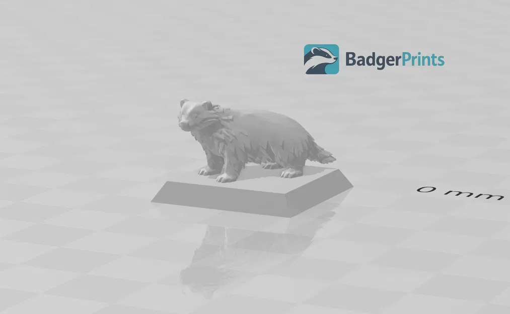 Mô hình chú lửng (Badger) 3D chi tiết cho game nhập vai RPG - Image 2