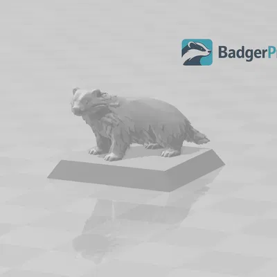 Mô hình chú lửng (Badger) 3D chi tiết cho game nhập vai RPG