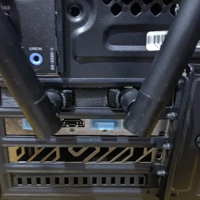 Giá đỡ ăng-ten WiFi kép cho khe cắm PCIe máy tính - In 3D dễ dàng
