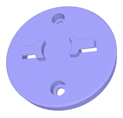 Đế gắn tường (Mounting Bracket) cho camera Tapo C260 in 3D - Image 2