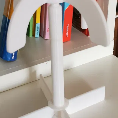 Giá đỡ tóc giả có thể gập gọn kèm giá treo tường