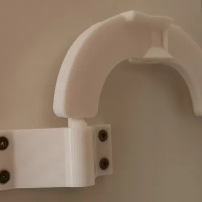 Giá đỡ tóc giả có thể gập gọn kèm giá treo tường