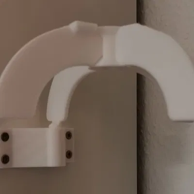 Giá đỡ tóc giả có thể gập gọn kèm giá treo tường