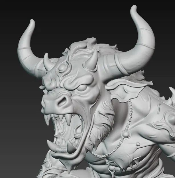 Mô hình Moloch – Tượng thần thoại Dark Fantasy cực chất - Image 4