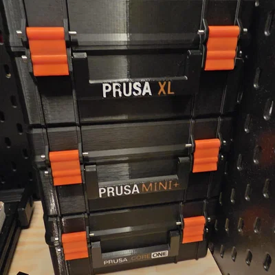 Hộp lớn hơn có tay cầm cho Prusa Mini+, in trên Prusa XL 5T