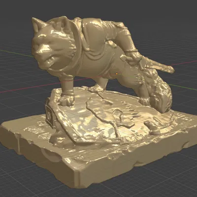 Mô hình Canine Crusader - Chiến binh sói dũng mãnh cho D&D