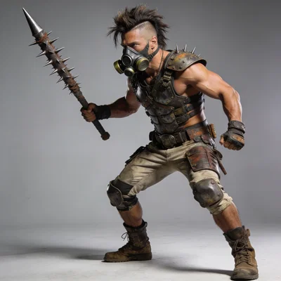 Mô hình chiến binh Mad Max Warrior 12 in 3D ấn tượng