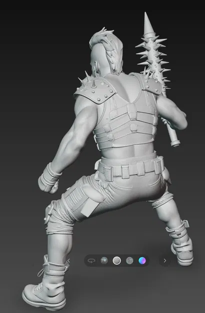 Mô hình chiến binh Mad Max Warrior 12 in 3D ấn tượng - Image 3