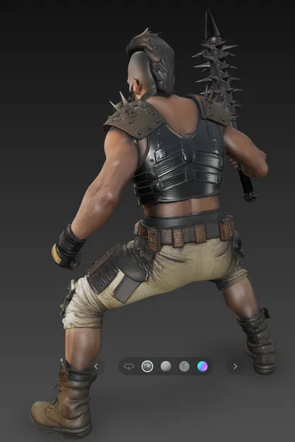 Mô hình chiến binh Mad Max Warrior 12 in 3D ấn tượng - Image 4