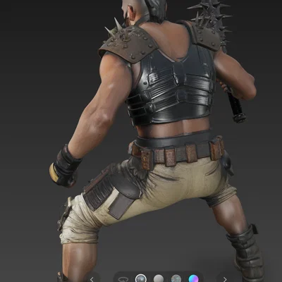 Mô hình chiến binh Mad Max Warrior 12 in 3D ấn tượng