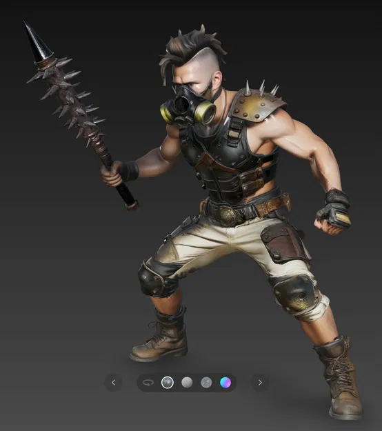Mô hình chiến binh Mad Max Warrior 12 in 3D ấn tượng - Image 5