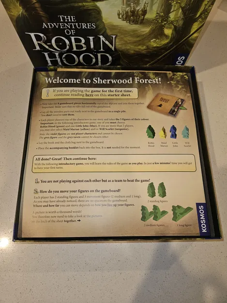 Bộ Insert cho Adventures of Robin Hood (Tương thích bản mở rộng Friar Tuck in Danger) - Image 5