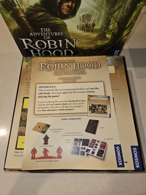 Bộ Insert cho Adventures of Robin Hood (Tương thích bản mở rộng Friar Tuck in Danger) - Image 8