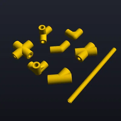 Bộ Linh Kiện Lắp Ráp Khung Bảo Vệ Roll Cage Đa Năng Cho Mô Hình