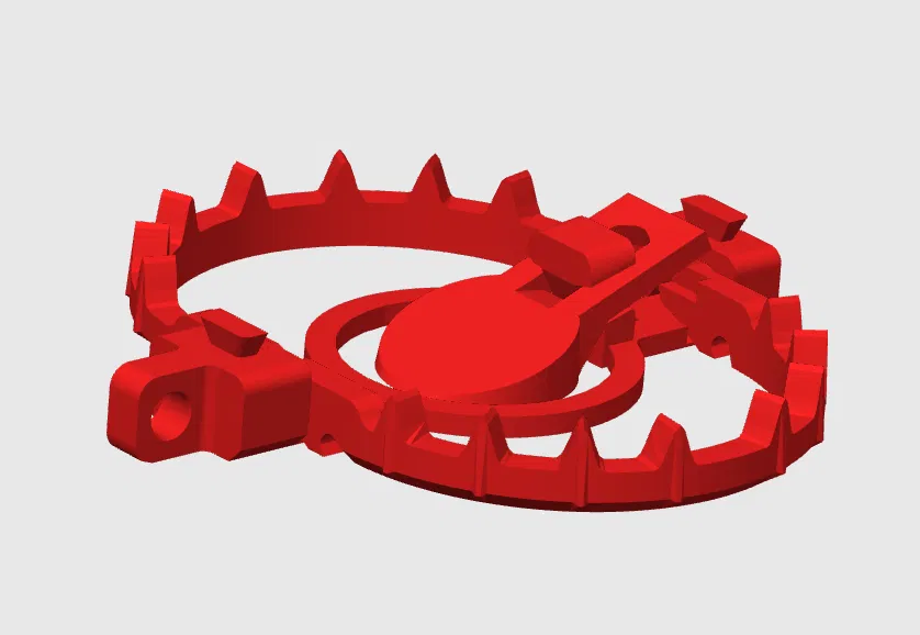 Bẫy Gấu Mini – Mô hình cơ khí in 3D Print-in-Place cực chất - Image 4