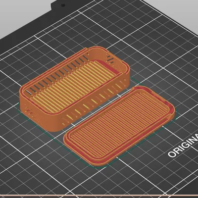 Hộp đựng hạt hút ẩm nhỏ gọn với thiết kế nắp trượt tiện lợi