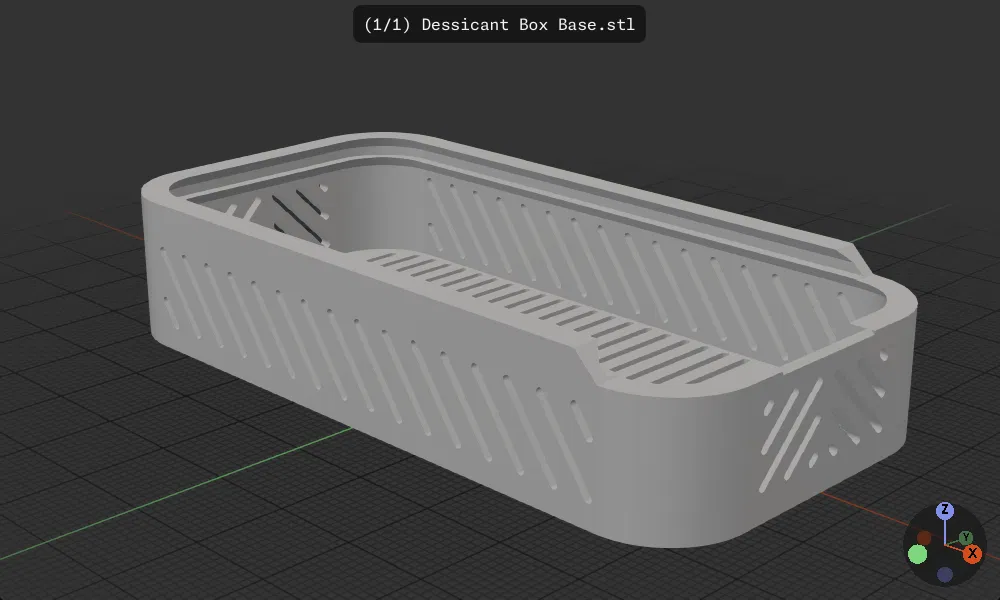 Hộp đựng hạt hút ẩm nhỏ gọn với thiết kế nắp trượt tiện lợi - Image 3