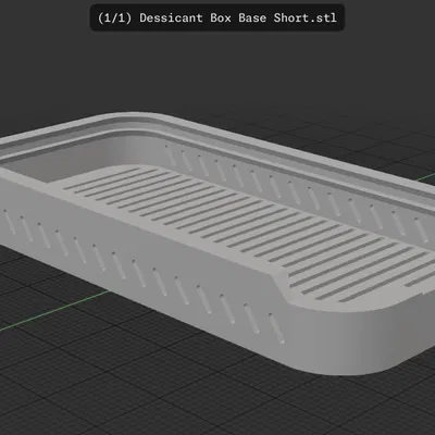 Hộp đựng hạt hút ẩm nhỏ gọn với thiết kế nắp trượt tiện lợi