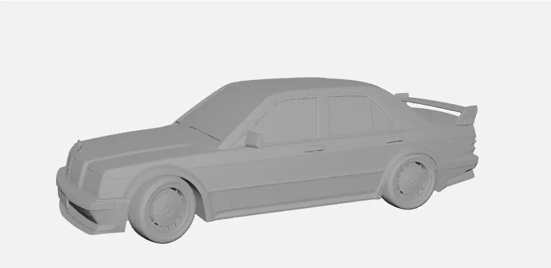 Mô hình Mercedes Benz 190E Cosworth in 3D cực chất cho dân chơi xe - Image 1