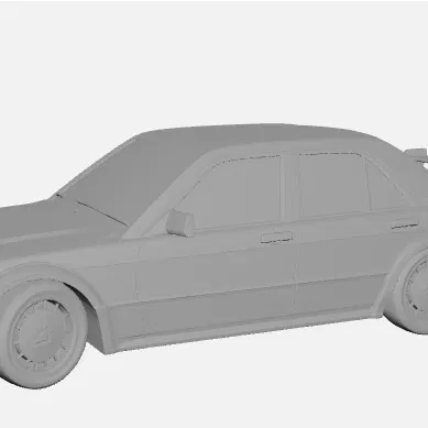 Mô hình Mercedes Benz 190E Cosworth in 3D cực chất cho dân chơi xe