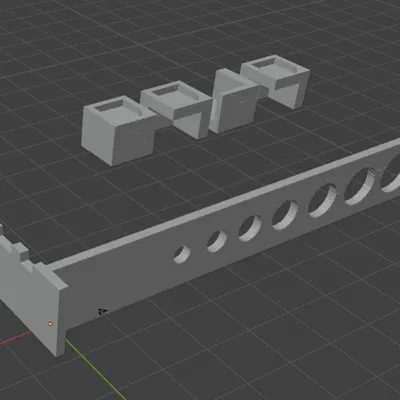 Đế nam châm cho đồng hồ hẹn giờ nhà bếp kèm thước kẻ