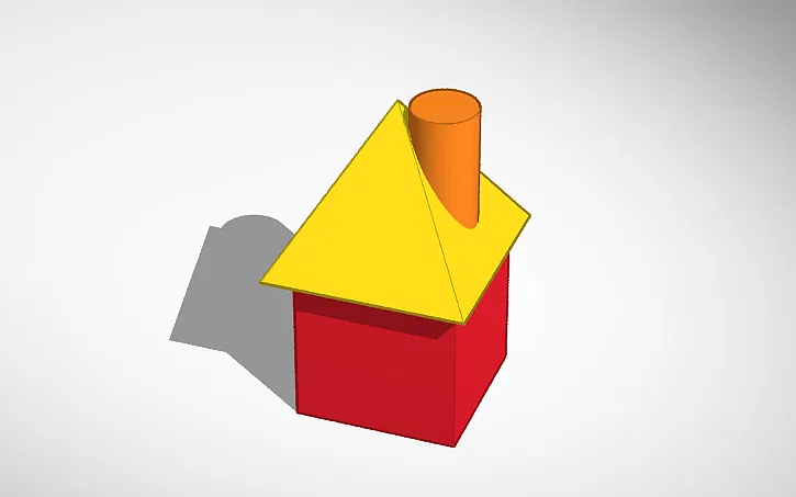 Mô hình ngôi nhà nhỏ (Simple House) - File STL 3D trang trí độc đáo - Image 1