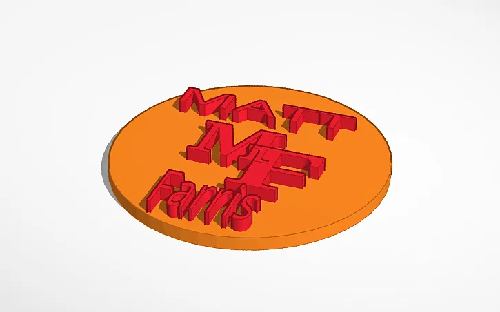Mô hình logo Matt Farris in 3D - Tệp STL thiết kế độc đáo - Image 1