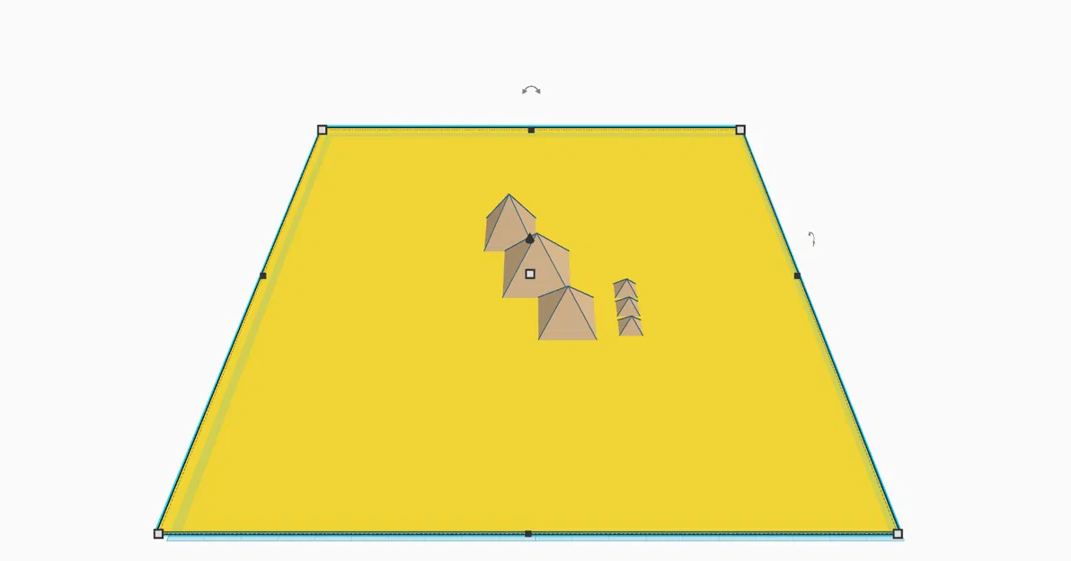 Mô hình kim tự tháp Gyoza Pyrimids trang trí bàn làm việc - Image 1