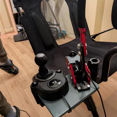 Tấm gắn cần số Logitech và phanh tay Sim cho ghế đua GT Lite
