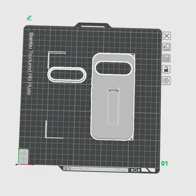 Ốp lưng tích hợp chân đế cho Google Pixel 9 (Concept 3D)