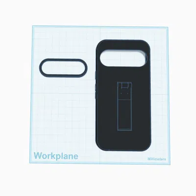 Ốp lưng tích hợp chân đế cho Google Pixel 9 (Concept 3D)