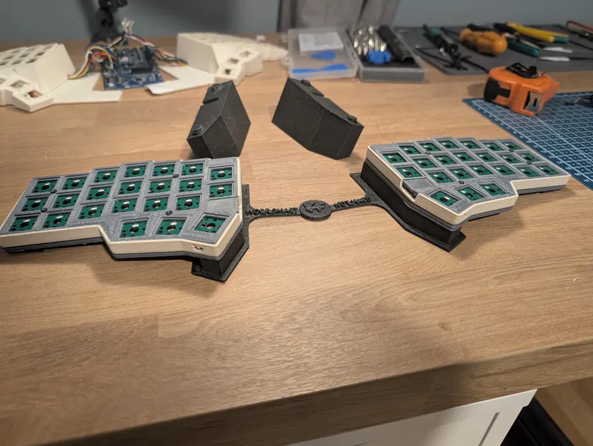 Bộ đế nâng góc (tenting) dạng module cho bàn phím Corne - Image 1