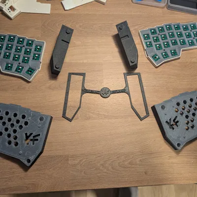 Bộ đế nâng góc (tenting) dạng module cho bàn phím Corne