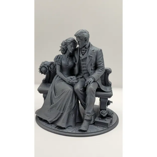 Tượng Cặp Đôi Lãng Mạn Phong Cách Bridgerton - Image 1