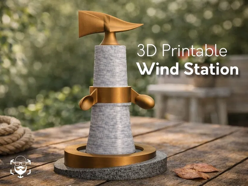 Bộ Tháp Gió Lắp Ráp – Trạm Đo Gió In 3D - Image 1