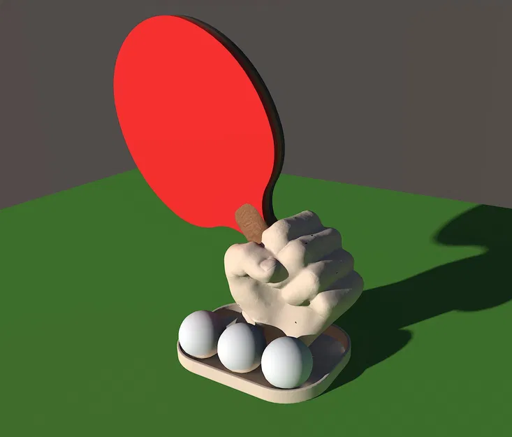 Giá đỡ vợt bóng bàn kèm khay chứa bóng - Image 3