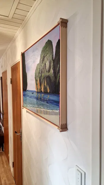 Giá Đỡ Khung Tranh Nổi - Tự Làm Khung Tranh Decor Đơn Giản - Image 4