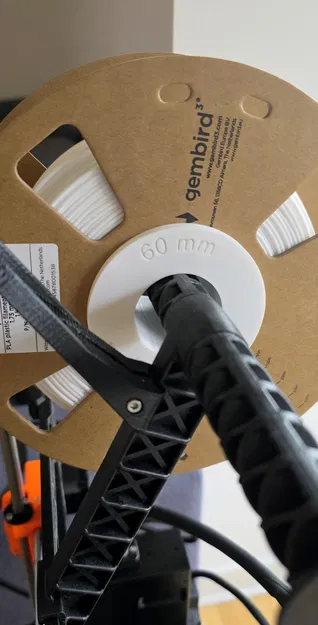 Bộ trục và đai ốc 60mm cho cuộn nhựa bìa cứng - Image 1