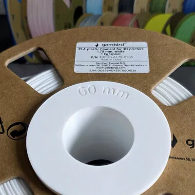 Bộ trục và đai ốc 60mm cho cuộn nhựa bìa cứng